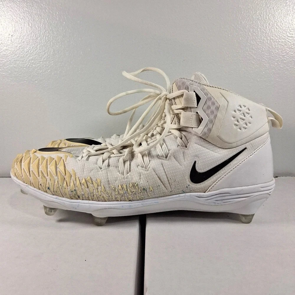 Men's‎ Nike Force Savage Pro TD Football White/black-White Us Size:13.5 preowned